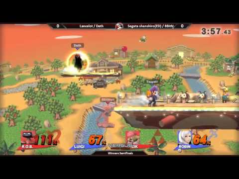 Paragon LA Smash 4 Sponsorship Doubles - Winners Semis - 8Bitman/Ed vs Dath/Lancelot
