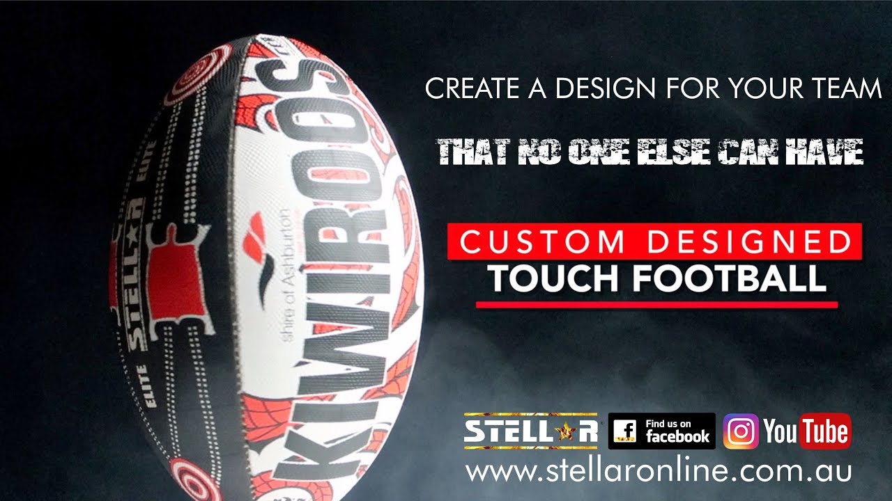 Touch Football – Custom Designed to your Artwork specifications