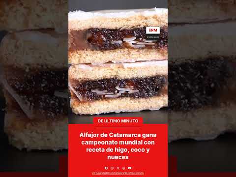 Alfajor de Catamarca gana campeonato mundial con receta de higo, coco y nueces