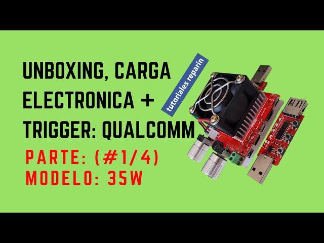 Vídeo relacionado con Risegun Módulo de Carga Electrónica, Módulo De Prueba De Capacidad De Batería De Corriente Constante Ajustable Probador De Potencia De Resistencia De Descarga Inteligente WEL3005 30W 5A