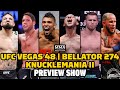 UFC Vegas 48 | Bellator 274 | Knucklemania II | Preview Show | What Are You Watching? | MMA Fighting
