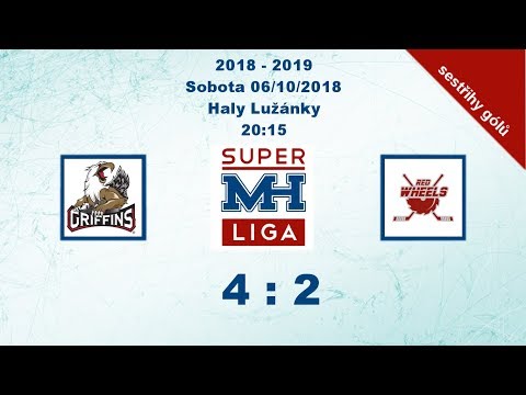 MH Superliga (2018-2019) Griffins vs. Red Wheels 4:2 - sestřih gólů
