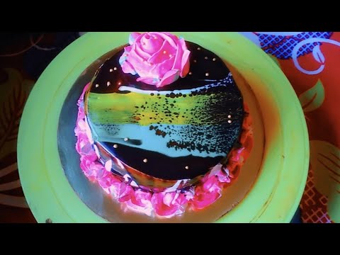 Tiger print cake | Veena's recipes