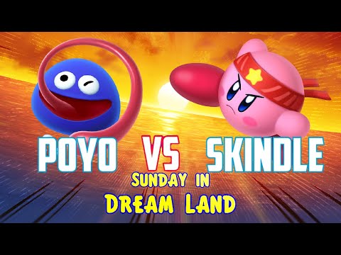 Poyo (Gooey) vs Skindle (Fighter) - Kirby Fighters 2 - Sunday in Dream Land #2 Loser's Top 8