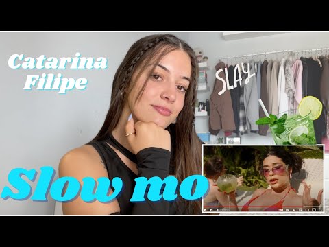 REAGI A SLOW MO da Catarina Filipe 💦🍸 | Cláudia Castanheira