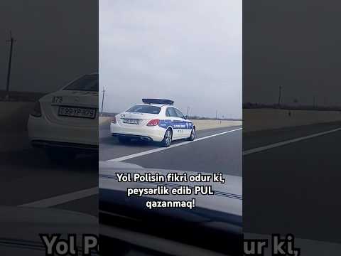 Yol Peysər Polisi sürücüləri gizlin radara çəkir və pul qazanır!