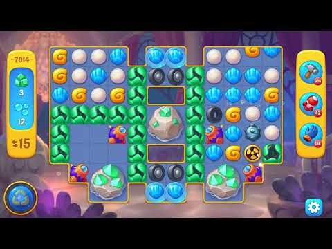 Fishdom 7014 Level - 17 moves - NO BooSTERS