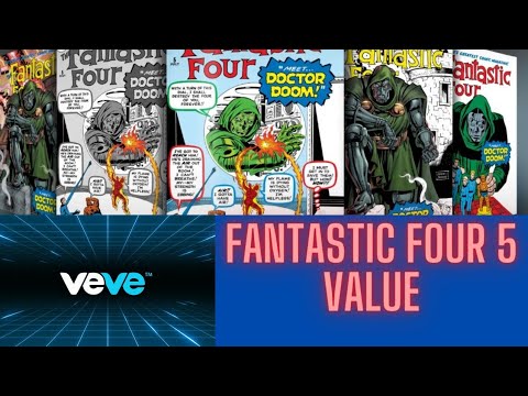 VEVE FANTASTIC FOUR 5 COMIC VALUE COMPARISON 🤔