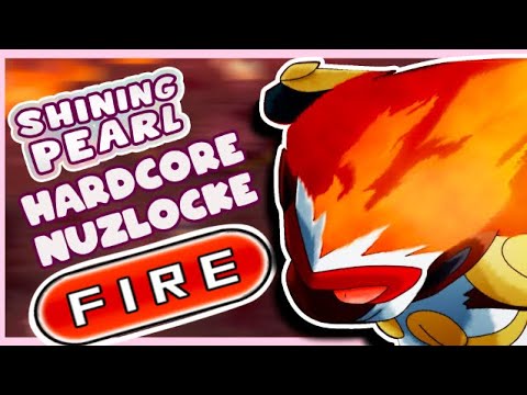 Pokémon Shining Pearl Hardcore Nuzlocke using only FIRE Types !?!?