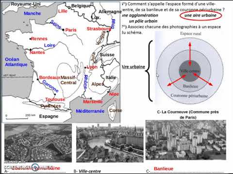 Révisions 2nd brevet blanc de Géographie : 1- les aires urbaines françaises