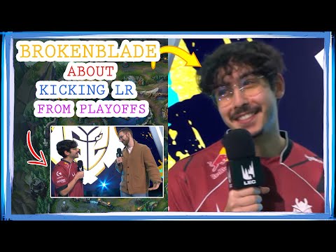 G2 BrokenBlade About KICKING Los Ratones from Playoffs 👀 [G2 vs FNC]