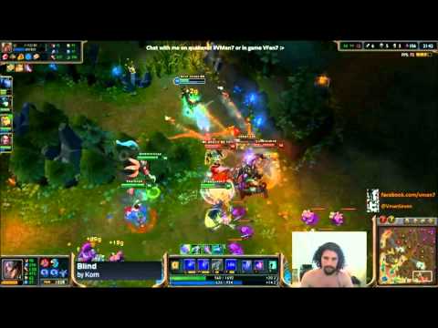 VMan7 Twisted Fate Lucky Red Card