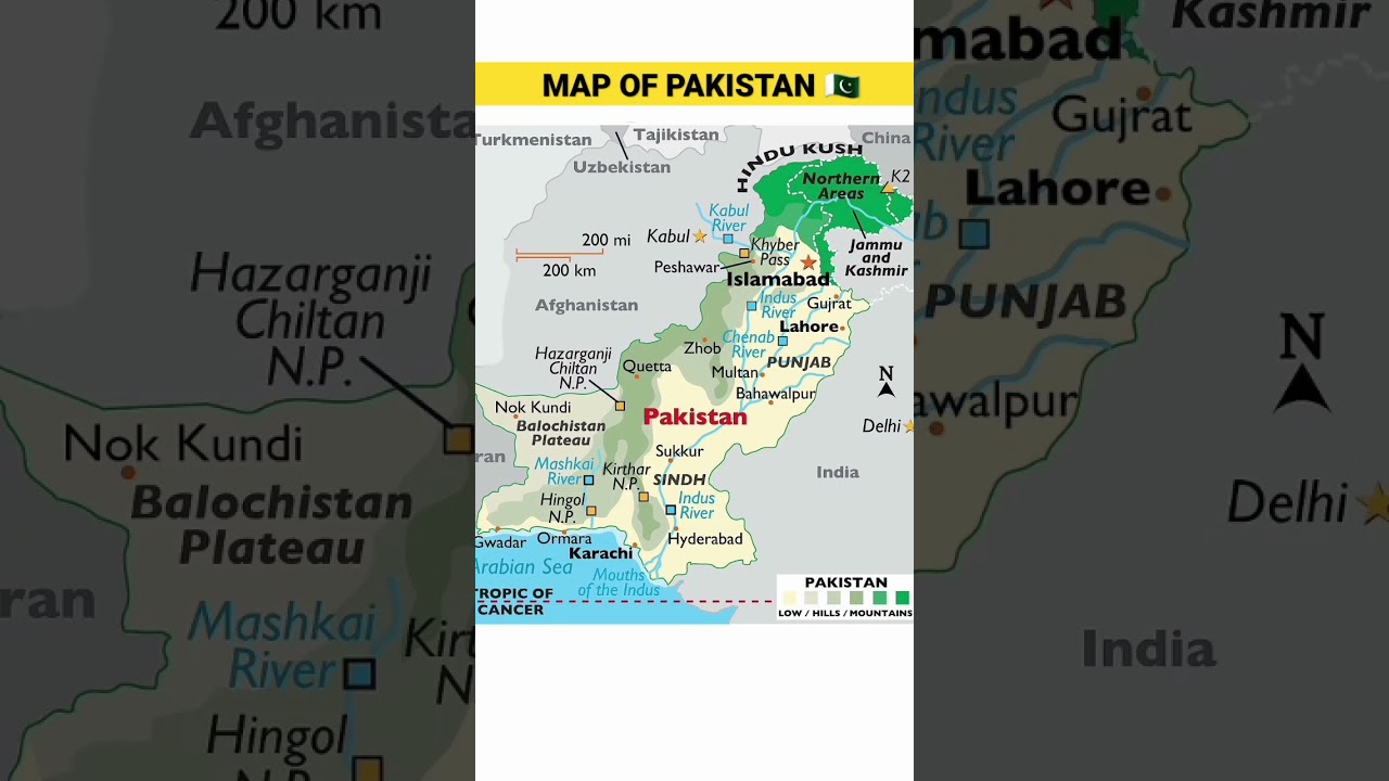 Map of Pakistan 🇵🇰 | #pakistan #map #shorts