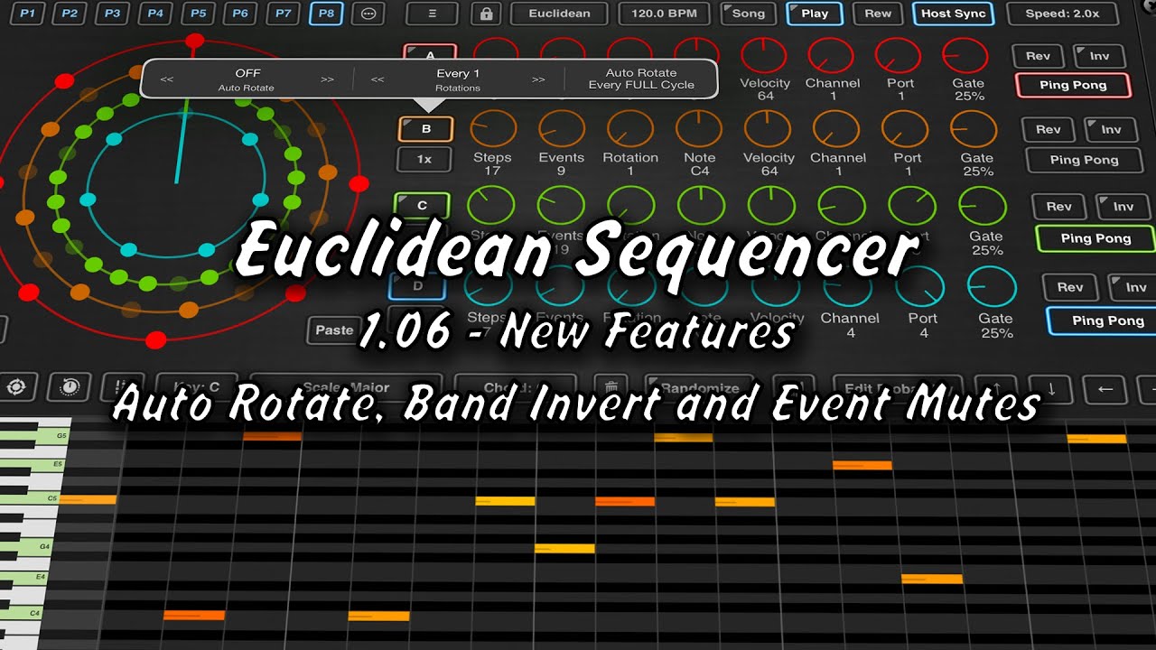 Euclidean Sequencer 1 06 - Auto Rotate