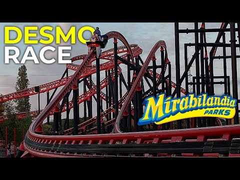 Dezmo Race Roller Coaster In Ride, Ducati World at Mirabilandia, Italy