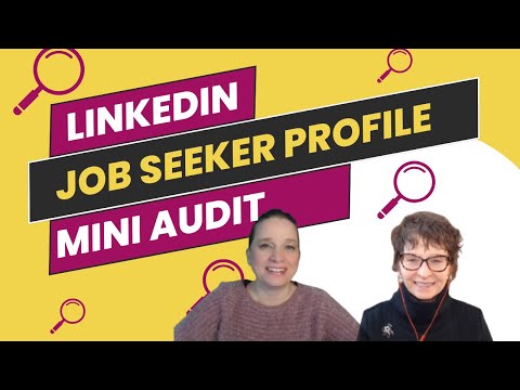 LinkedIn Job Seeker Profile Mini Audit: Sandra Rogoza - YouTube
