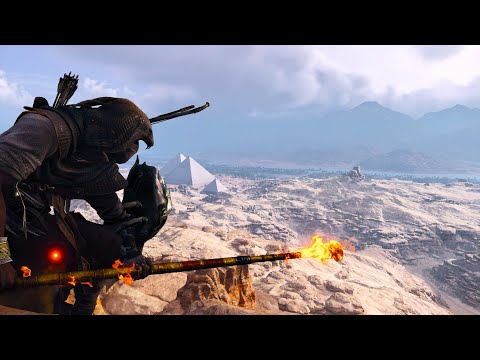 Assassin’s Creed Origins Stealth Gameplay | Clearing Fort Boubastos | Desert Cobra Outfit
