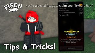 Tips & Tricks to COMPLETE The TRYHARD ROD QUEST  in Roblox FISCH!
