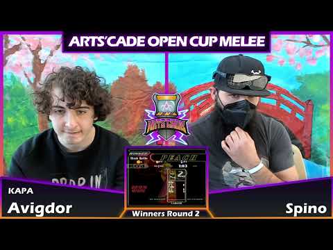 Arts'cade Open Cup #1 - Avigdor (Peach) vs. Spino (C. Falcon) - Melee Winners Round 2
