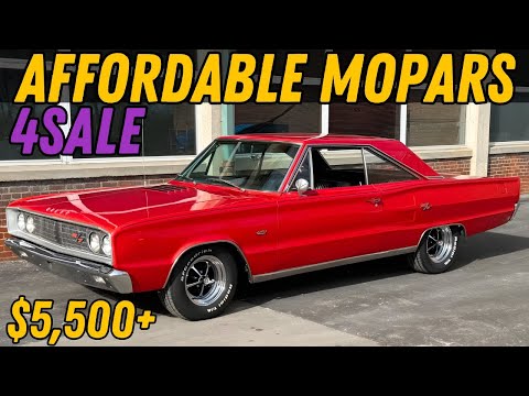 Affordable Mopars for Sale at 2026 Auction! Cheap Classic Car Prices at the Mecum Kissimmee Auction