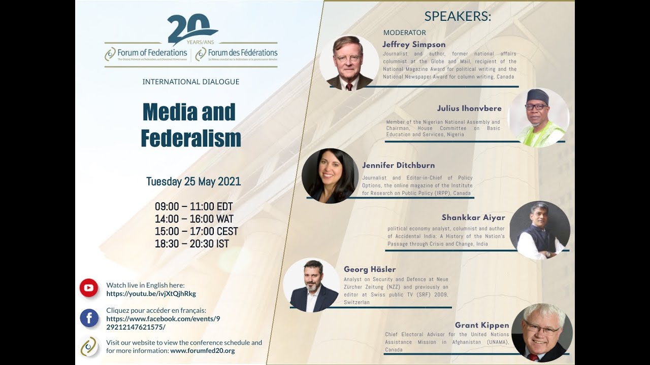 Forum of Federations 20th Anniversary: Media and Federalism