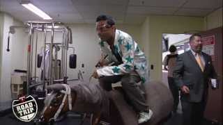 preview picture of video 'ESPNU Road Trip Raw: Ali Learning How to be a Horse Jockey'