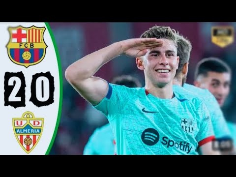 Barcelona vs Almeria 2-0- All Goals & Highlights match  - 2024 #sports world #Barcelona vs Almeria