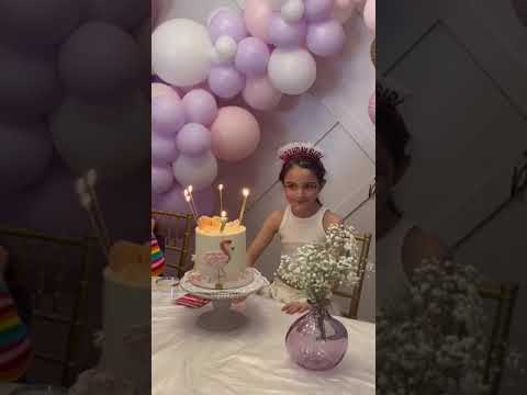 Ava birthday in kids spa