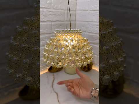 DIY Gold Pendant Lamp⚜️