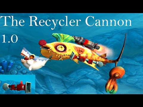 NEW GADGET : The Recycler Cannon 1.0 New Update ! - Hungry Shark World