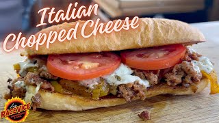 The Ultimate Italian Chopped Cheese | Blackstone Griddle Recipe @BlackstoneGriddles 