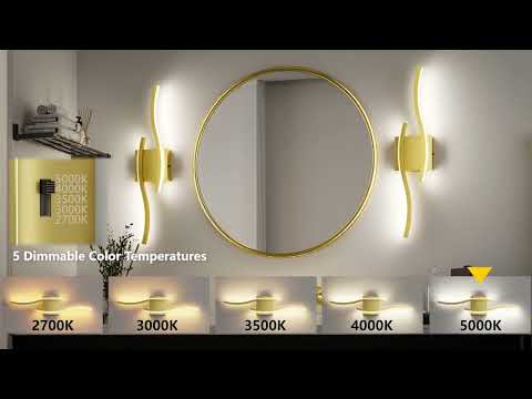 Dimmable 5CCT LED Bath Bar