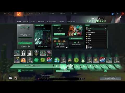 The International 2018 Battle Pass lvl 75 Openning