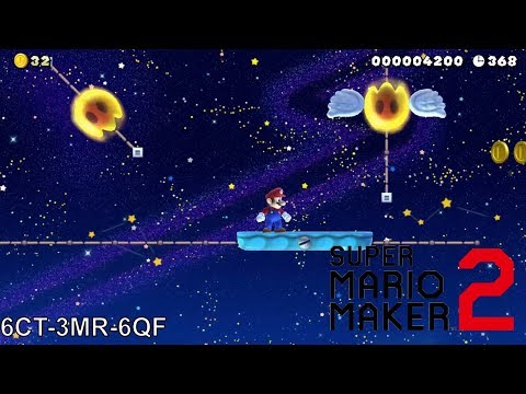 Super Mario Maker 2 Level showcase - Lava bubbles on ice