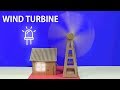 WORKING Model Of A Wind Turbine From Cardboard How To Make A Wind Turbine