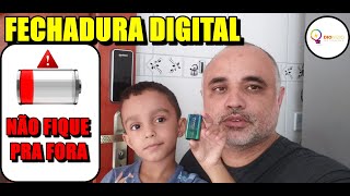 TROCA DE BATERIAS (PILHAS) FECHADURA DIGITAL