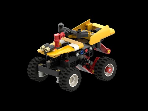 42101C Funky ATV - Lego Technic Buggy Alternate Build