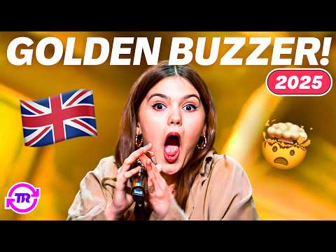 14-Year-Old Singer Gets FASTEST GOLDEN BUZZER Ever On BGT 2025!