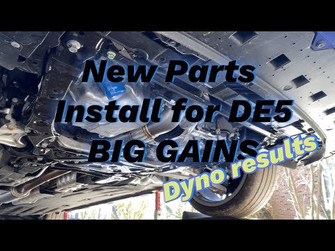 TSP downpipe, PRL frontpipe, RMM and turbo blanket install on 2024 Integra Type S. Dyno results too!