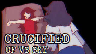 CRUCIFIED but it&#39;s GF vs Sky animated - Friday Night Funkin&#39; || FlipaClip