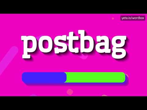 POSTBAG - HOW TO PRONOUNCE IT? #postbag