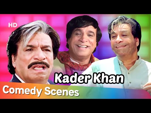 Comedy Scenes Actor Kader Khan | Chhote Sarkar - Dulhe Raja - Aag | Comedy Movies | Comedy Scenes