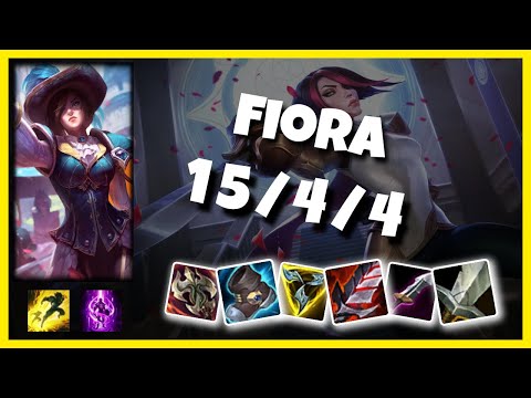 Fiora 11.6 S11 Gameplay Challenger Top (15/4/4) - TURKISH