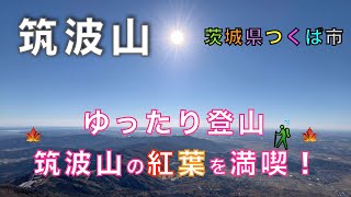 筑波山（女体山・男体山）紅葉シーズンの筑波山を満喫！白雲橋から登って御幸ヶ原を下る絶景周回コースを紹介！茨城県つくば市筑波 筑波山【山と音楽　m♪し音】