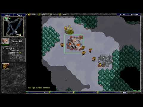 Warcraft 2 nice base
