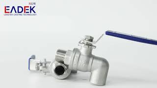 엘보타입 2PC 볼밸브 /2PC 볼밸브 MF, 2PC Ball valve with Elbow + M&F th…