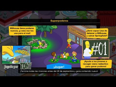 Los Simpson Springfield, Superpoderes "Cap. 1 - Milhouse quiere superpoderes" por Tony
