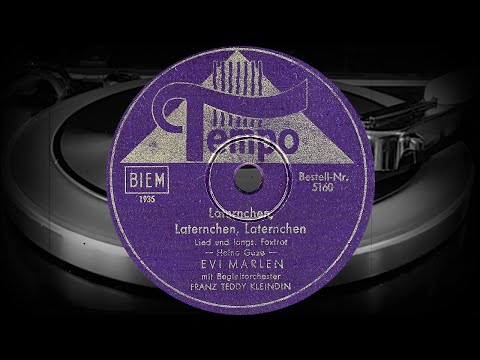 Laternchen, Laternchen, Laternchen - EVI MARLEN mit Begleitorchester, FRANZ TEDDY KLEINDIN (1944)
