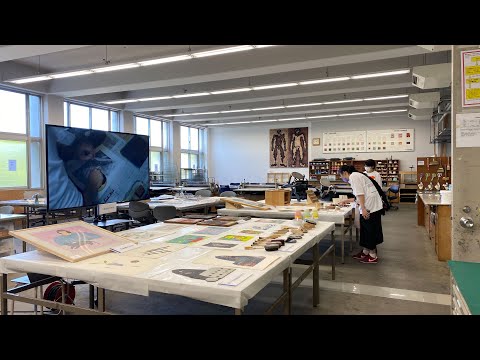 多摩美術大学 OPEN CAMPUS 2021-17　絵画学科版画専攻　作品展示と公開制作/デモンストレーショn
