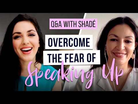 Social Anxiety: How to Speak Up in Meetings | Q&A with Shadé
